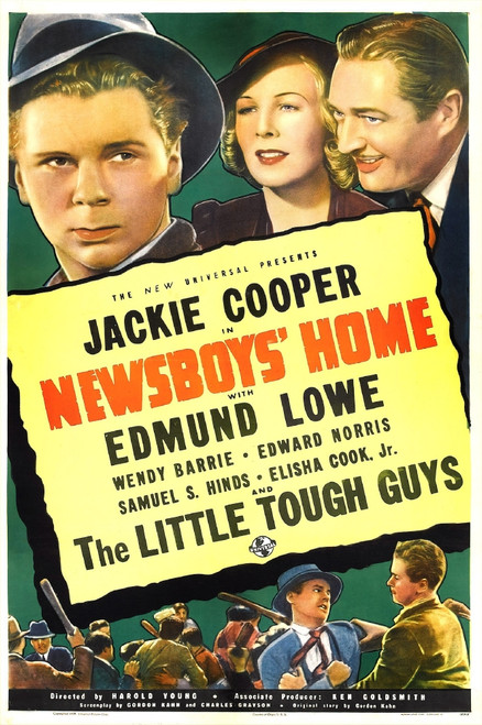 Newsboys' Home Us Poster Art Top From Left: Jackie Cooper Wendy Barrie Edmund Lowe 1938 Movie Poster Masterprint - Item # VAREVCMCDNEHOEC001H