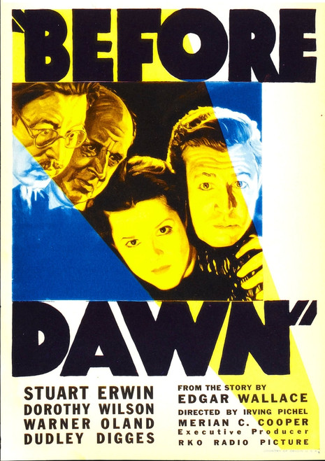 Before Dawn From Left: Warner Oland Dudley Digges Dorothy Wilson Stuart Erwin On Midget Window Card 1933. Movie Poster Masterprint - Item # VAREVCMCDBEDAEC001H
