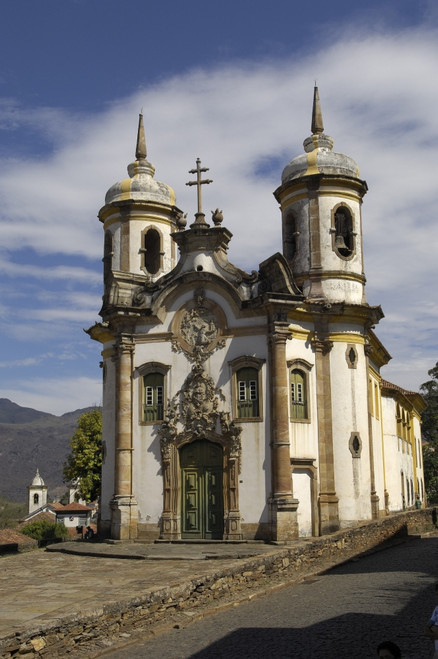 Brazil. Ouro Preto. The Church Of Sao Francisco De Assis18Th C. Facade By Aleijandinho. Colonial Baroque. Architecture. ?? Rafa P??rez/Aisa/Everett Collection Poster Print - Item # VAREVCFINA056AH227H