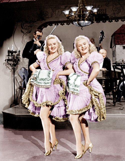 The Dolly Sisters From Left: Betty Grable June Haver 1945. ??20Th Century-Fox Film Corporation Tm & Copyright/Courtesy Everett Collection Photo Print - Item # VAREVCM8DDOSIFE001H