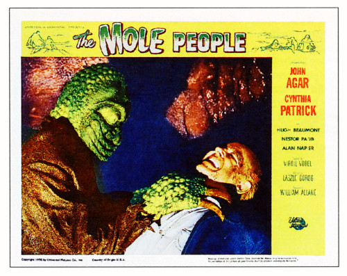 The Mole People On Right: Nestor Paiva; Lobby 'Scene' Card 1956. Movie Poster Masterprint - Item # VAREVCMMDMOPEEC006H