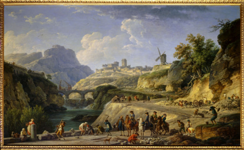 1531  Joseph Vernet French School Construction Of A Road 1774 Poster Print - Item # VAREVCCRLA001YF303H