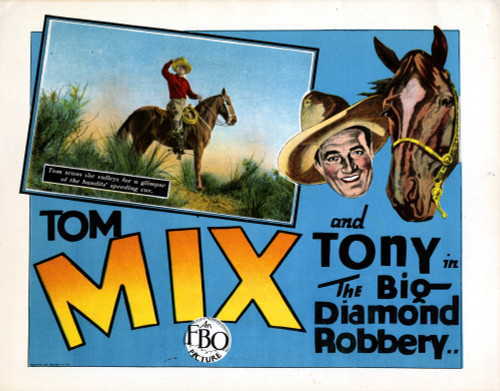 The Big Diamond Robbery Tom Mix 1929 Movie Poster Masterprint - Item # VAREVCMCDBIDIEC004H