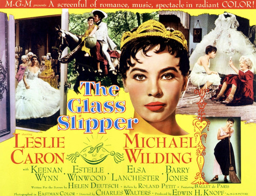 The Glass Slipper Leslie Caron 1955 Movie Poster Masterprint - Item # VAREVCMCDGLSLEC004H