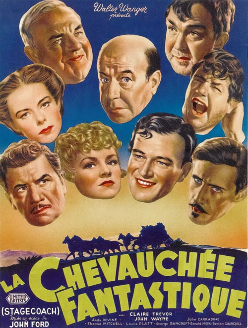 Stagecoach Movie Poster Masterprint - Item # VAREVCMCDSTAGEC019H