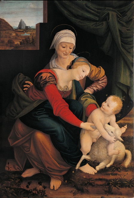 The Virgin And Child With St Anne And The Lamb Poster Print - Item # VAREVCMOND024VJ342H