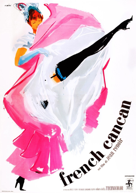 French Cancan Italian Poster Art 1955 Movie Poster Masterprint - Item # VAREVCMCDFRCAEC004H