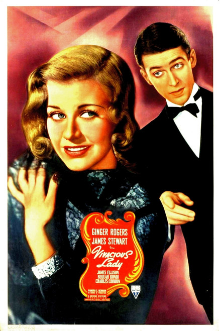 Vivacious Lady From Left: Ginger Rogers James Stewart 1938 Movie Poster Masterprint - Item # VAREVCMCDVILAEC011H