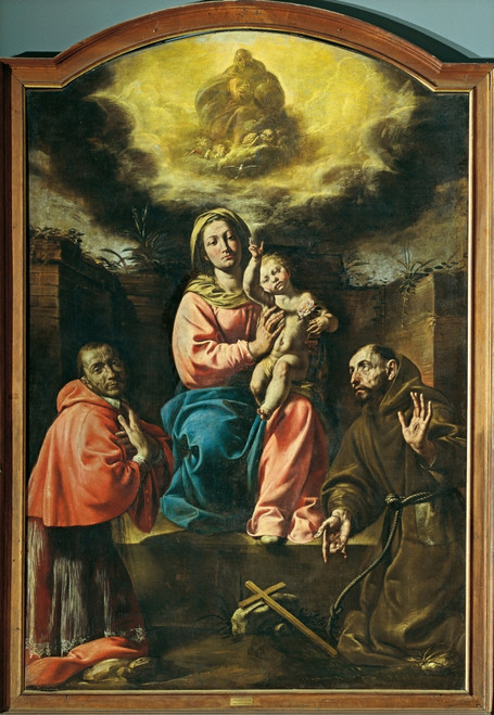Madonna With Child And Saints Chales And Francis Poster Print - Item # VAREVCMOND077VJ547H