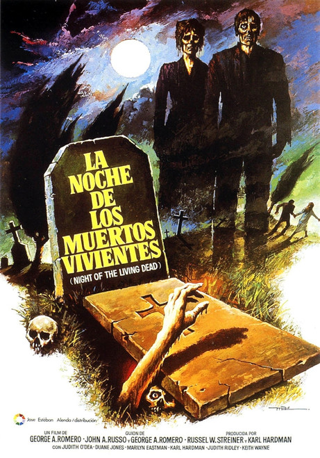 Night Of The Living Dead Spanish Poster Art 1968. Movie Poster Masterprint - Item # VAREVCMCDNIOFEC042H
