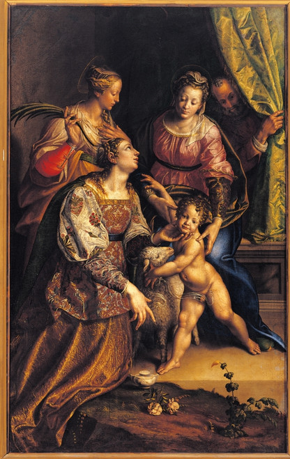 Madonna And Child With St Joseph Poster Print - Item # VAREVCMOND024VJ305H