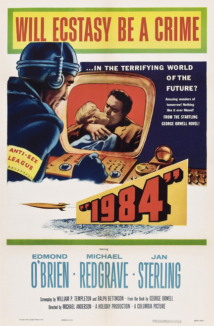 1984 Jan Sterling Edmond O'Brien 1956 Movie Poster Masterprint - Item # VAREVCMSDNIEIEC013H
