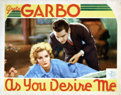 As You Desire Me From Left Greta Garbo Melvyn Douglas 1932 Movie Poster Masterprint - Item # VAREVCMMDASYOEC001H