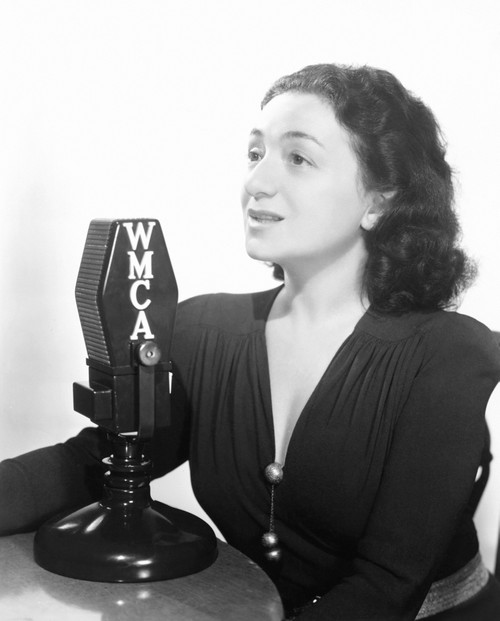 Molly Picon At The Radio Microphone 1930S Photo Print - Item # VAREVCPBDMOPIEC001H