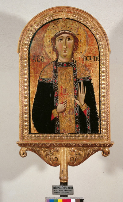 Painted Processional Standard. St Agatha Poster Print - Item # VAREVCMOND024VJ402H