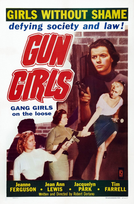 Gun Girls Us Poster Art Eve Brent 1957 Movie Poster Masterprint - Item # VAREVCM4DGUGIEC001H
