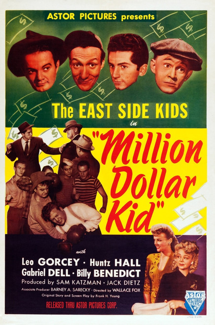 Million Dollar Kid Us Poster Art Top From Left: Leo Gorcey Huntz Hall Gabriel Dell William Benedict; Bottom Right: Louise Currie Iris Adrian 1944 Movie Poster Masterprint - Item # VAREVCMCDMIDOEC123H