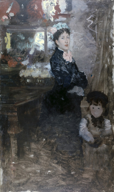 Mrs De Nittis And Son Poster Print - Item # VAREVCMOND075VJ162H
