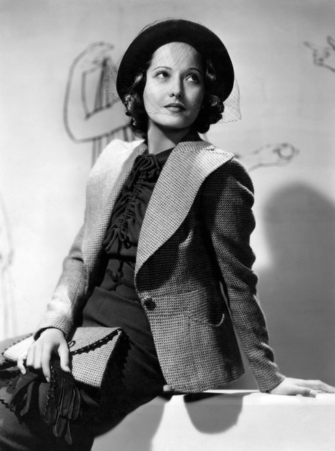 Beloved Enemy Merle Oberon Wearing Outfit Designed By Omar Kiam 1936 Photo Print - Item # VAREVCMBDBEENEC008H