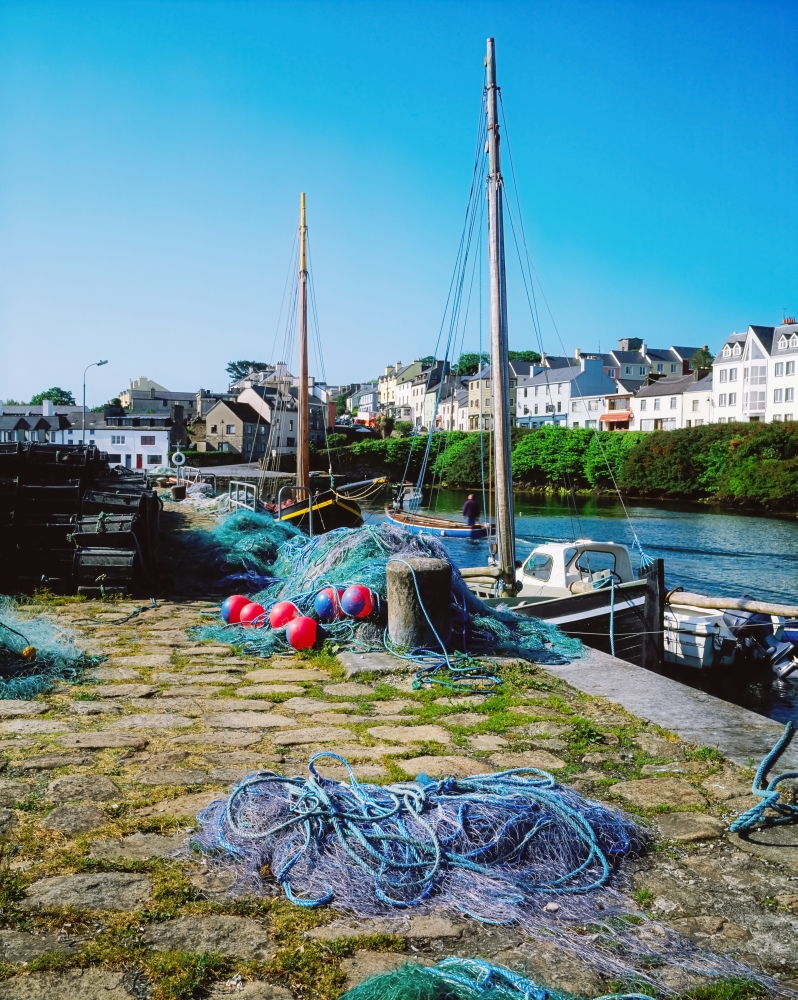 Canada, Nova Scotia, Peggy's Cove. Fishing gear and harbor. Poster Print by  Jaynes Gallery - Item # VARPDDCN07BJY0034 - Posterazzi