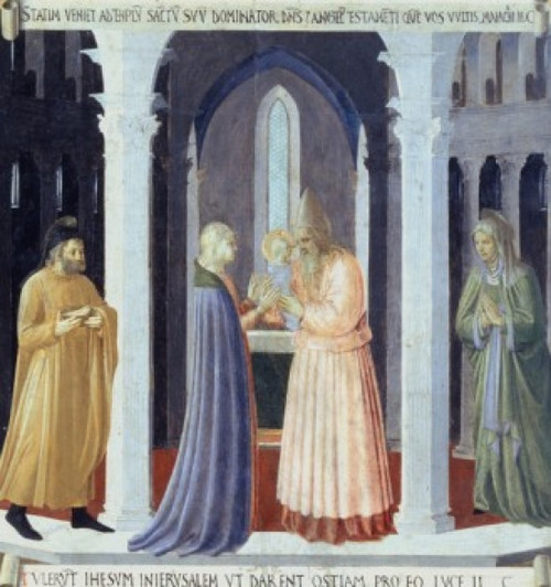 The Story of the Life of Christ Presentation in the Temple Fra Giovanni ...