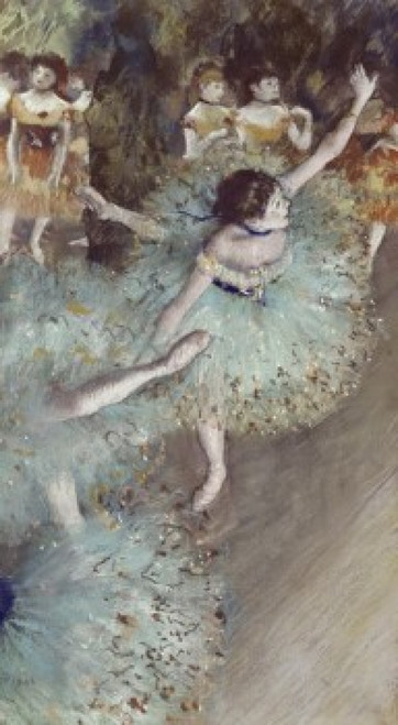 Danseuse Basculant-Danseuse Verte Edgar Degas Poster Print - Item