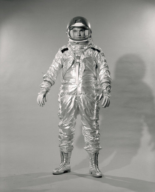 1960s Standing Full Length Portrait Of Astronaut In Space