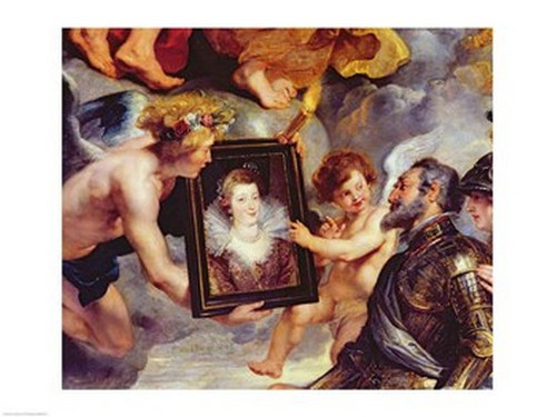 The Medici Cycle Henri IV Receiving the Portrait of Marie de Medici