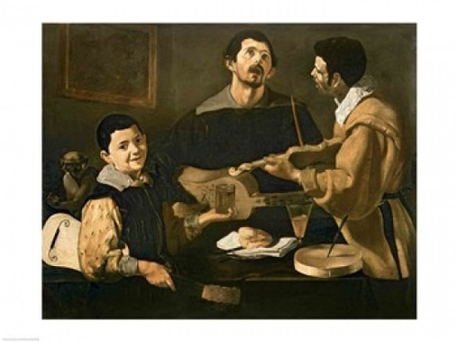 Three Musicians, 1618 Poster Print by Diego Velazquez - Item ...