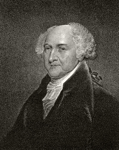 John Adams 1735-4 To 1826 Second President Of America American