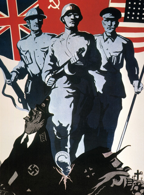 World War Ii: Soviet Poster. /Nsoviet World War Ii Poster On The