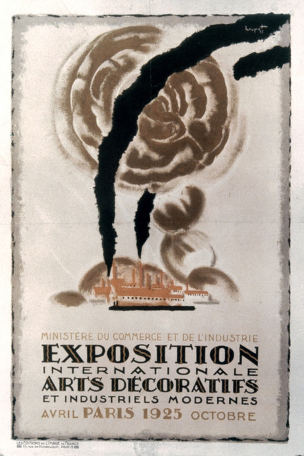 Exposition Poster, 1925. /Nposter By Charles Loupot For 1925