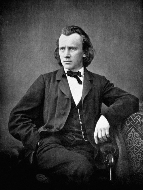 Johannes Brahms (1833-1897). /Ngerman Composer And Pianist. Poster