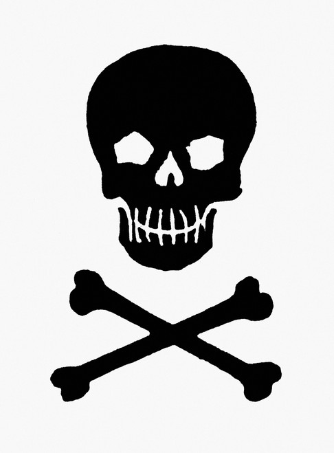 Skull And Crossbones. /Ninternational Symbol For Poison. Poster