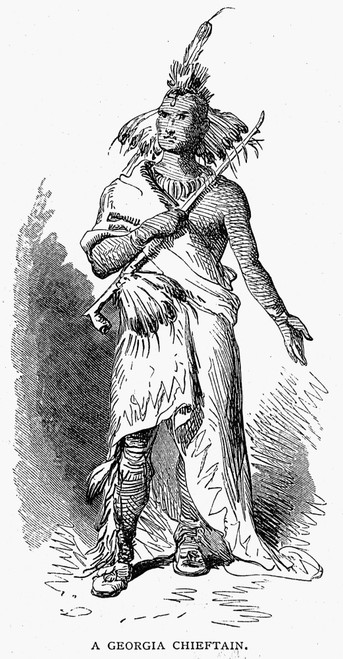 Tomo-Chichi (1642-1739). /Nyamacraw Native American Chief. Wood