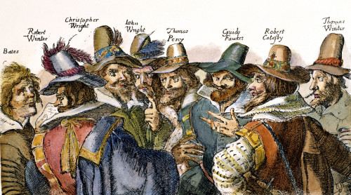 Guy Fawkes (1570-1606). /Nfawkes (Third From Right) And The