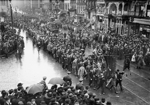 Labor Day Parade, 1909. /Nmarchers In A Labor Day Parade In New York ...
