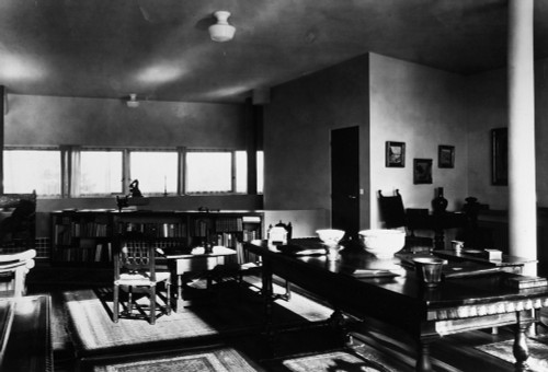 Villa Stein, 1927. /Ninterior Of Villa Stein, Home Of