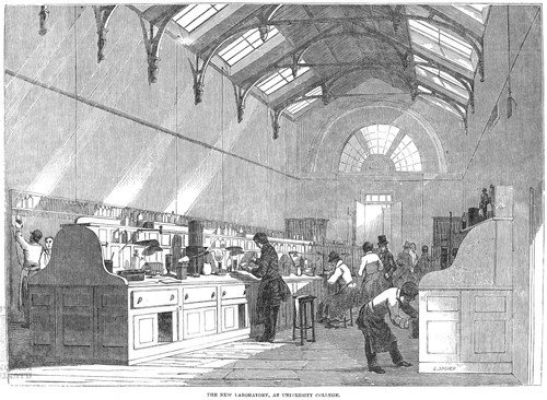 Laboratory, 1846. /Nthe New Science Laboratory At University College ...