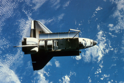 Space Shuttle Challenger. /Nphotographed In Orbit. Poster Print by ...