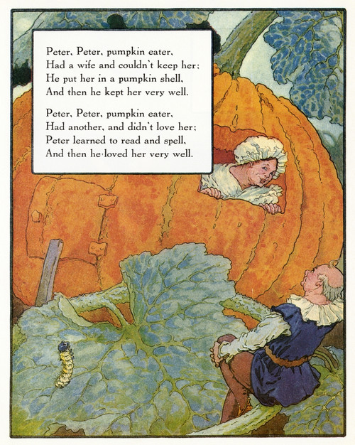 Peter Pumpkin Eater. /Nillustration By Frederick Richardson For A