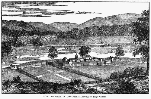 Ohio: Fort Harmar, 1790. /Nfort Harmar, At The Mouth Of The Muskingum ...