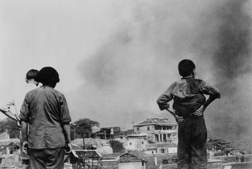Three Chinese Civilians In Chungking Witness A Japanese Air-Raid ...