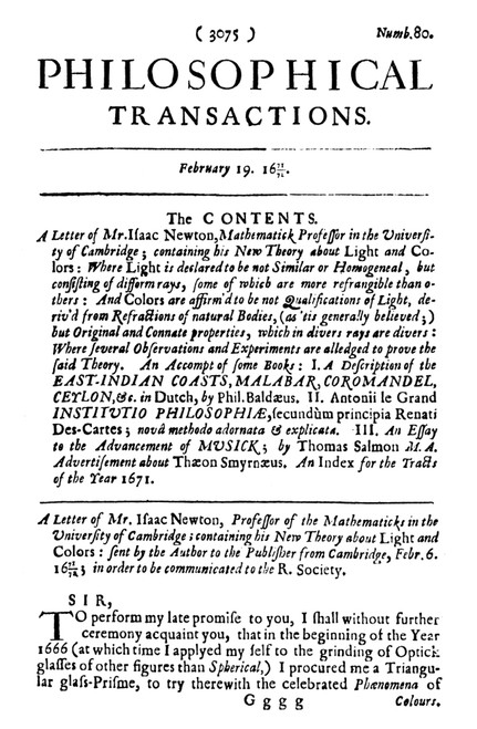 Sir Isaac Newton (1642-1727). /Nenglish Physicist And Mathematician ...