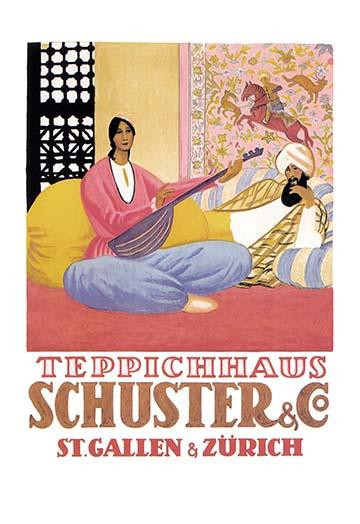 Swiss Art Deco period poster by Emil Cardinaux, 1924. Cardinaux did ...