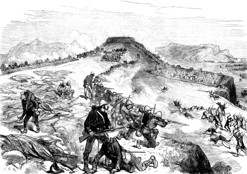 Zulu War, 1879. /Nthe Battle Of Kambula Hill, 29 March 1879, Between ...