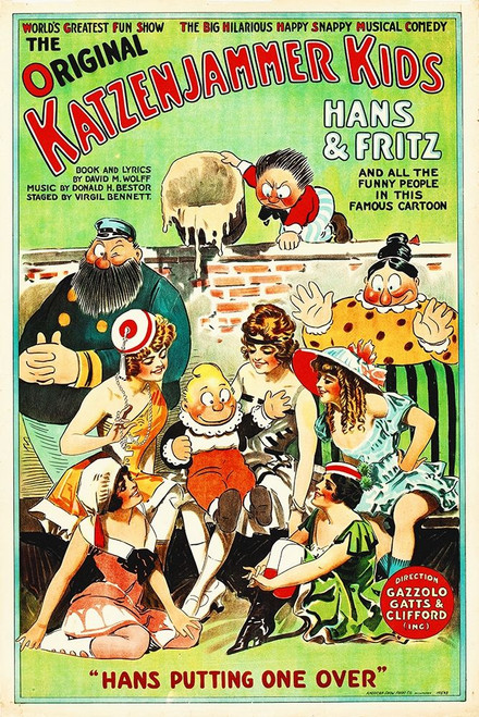 Katzenjammer Kids, 1918 Poster Print by Hollywood Photo Archive