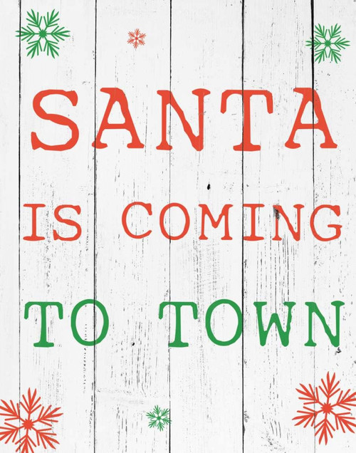 Santa Is Coming Poster Print by Brown,Victoria Brown - Item ...