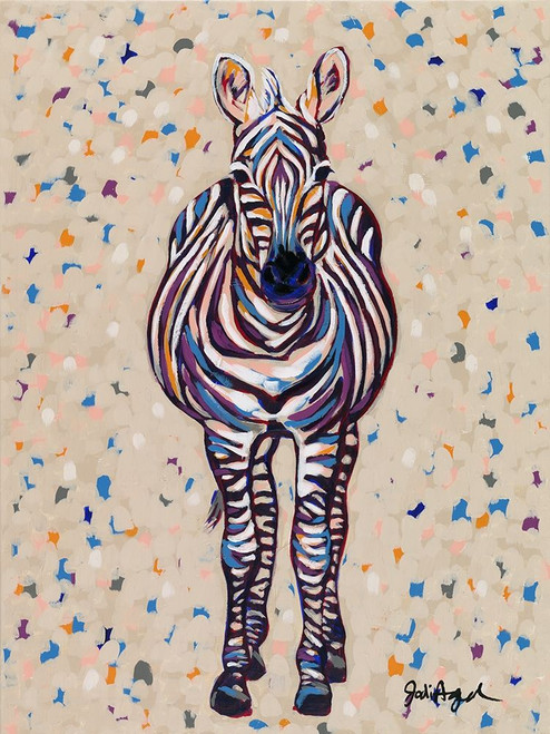 Fruit Stripe Zebra Poster Print by Jodi Augustine # RB14312JA
