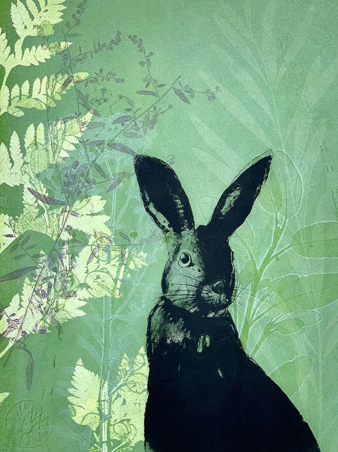 Cheeky Rabbit Poster Print by Trudy Rice # R1361D - Posterazzi